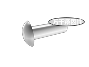 圓頭鉚釘 AN 123151