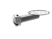 開槽帶孔圓柱頭螺釘 細牙 AN 501