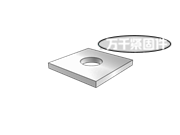 米制金屬頂部壓點(diǎn)六角法蘭面鎖緊螺母5、9和10級(jí) ASME B18.16M