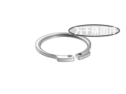 米制單倒角孔用彈性擋圈 ASME B18.27.4