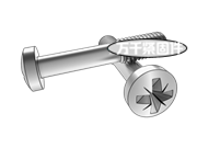 米字槽球面圓柱頭不脫出螺釘L型長(zhǎng)螺紋 DIN 7964C