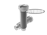 開槽小盤頭圓柱端螺釘 DIN 922