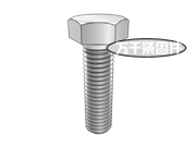 米制六角頭螺栓 DS 51474