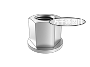 帶肩六角螺母 GB 2148