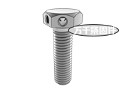 六角頭頭部帶孔螺栓 細(xì)牙 GB 32.3