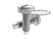 開(kāi)槽圓頭定位螺釘 GB 828