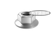 六角法蘭螺母 IFI 107