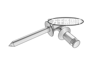 開口型大圓頭抽芯鉚釘 IFI 114