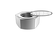 高強(qiáng)度鋼結(jié)構(gòu)栓接用單倒角六角螺母 8、10級(jí) ISO 4775