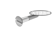 80°開(kāi)槽沉頭木螺釘 MS 16217A