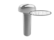 開槽盤頭螺釘 MS 18212D