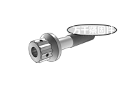 十二角頭頭部帶孔法蘭細(xì)桿螺栓 MS 9183