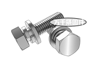 六角頭螺栓和彈墊、平墊組合 QC 146B