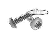 米字槽盤(pán)頭自攻螺釘F型 UNI 6954